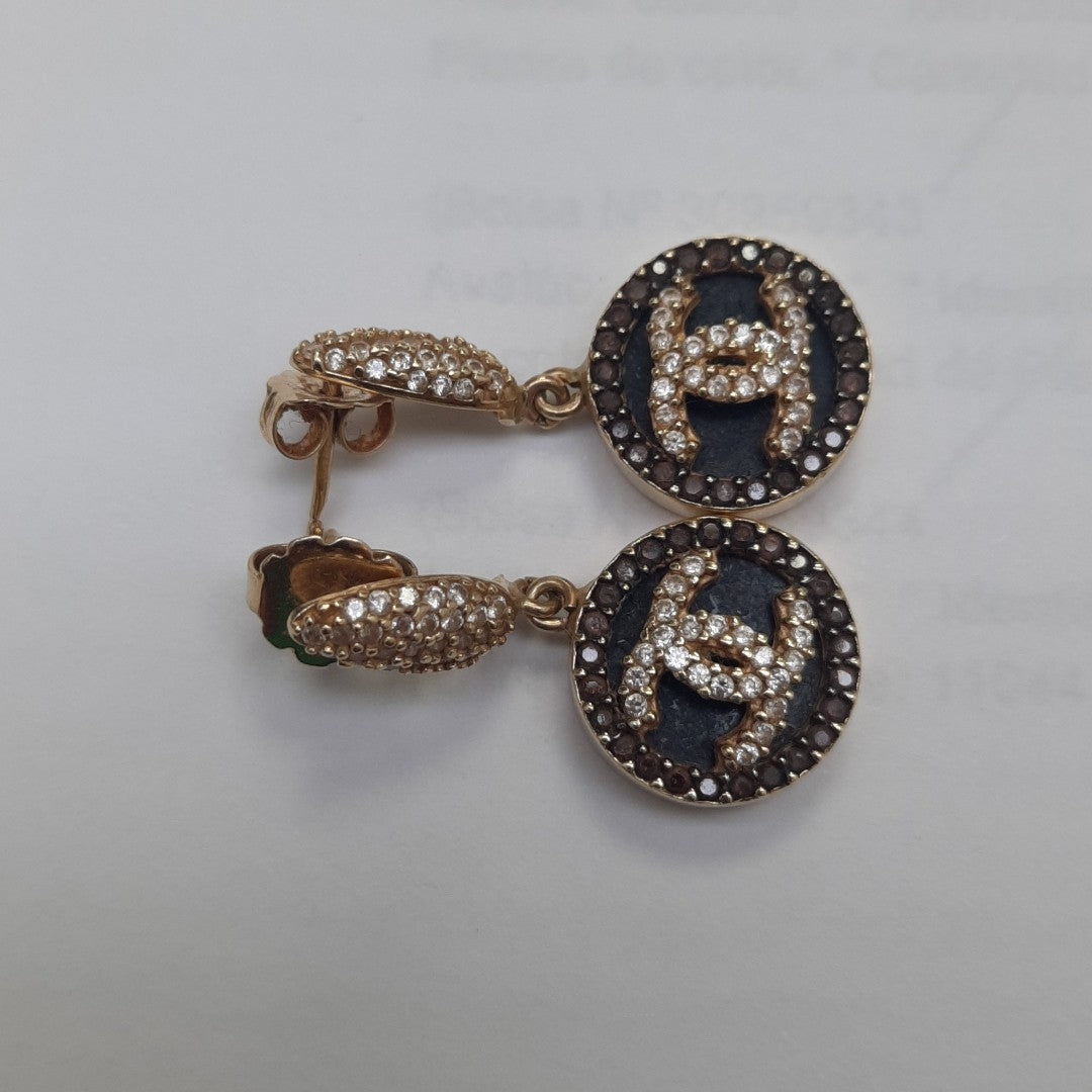 BROQUELES PAR ORO 14 K 6.8 GRMS (SEMINUEVO)