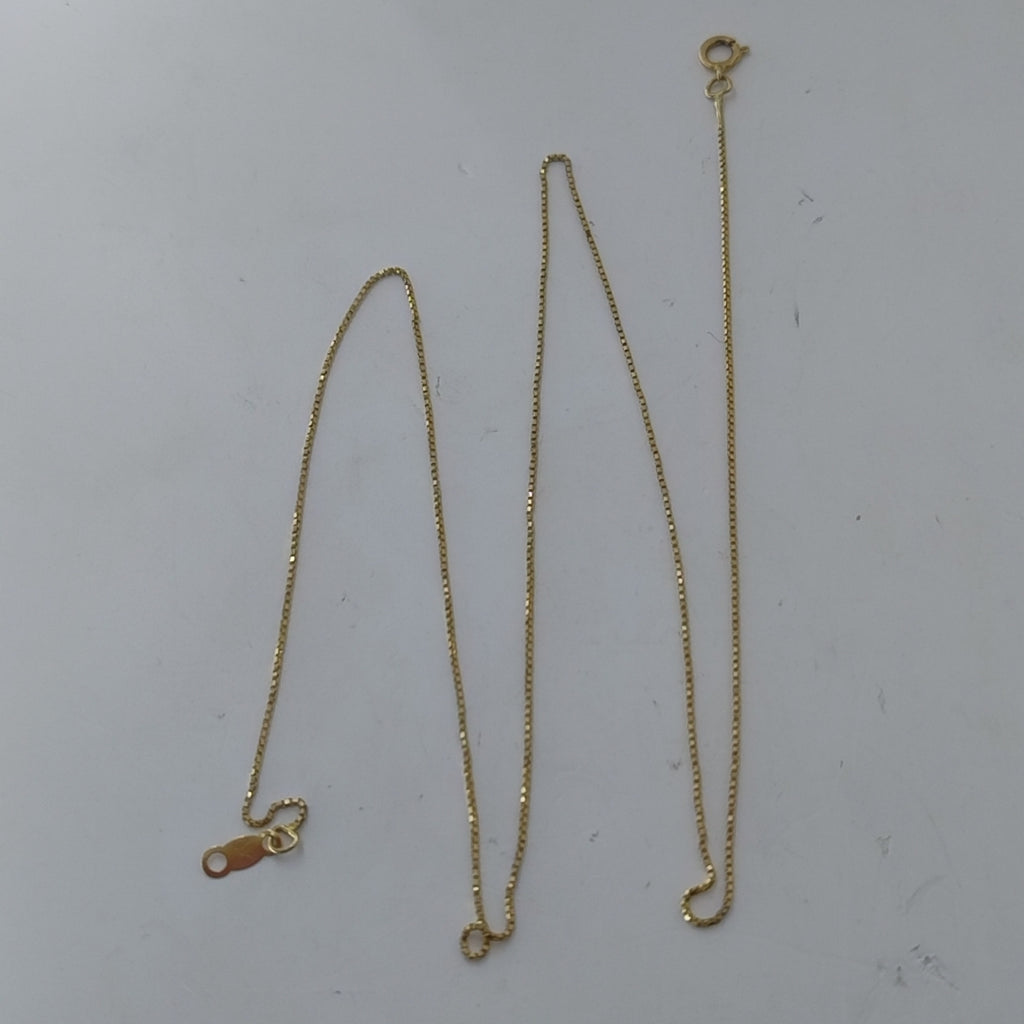 CADENA ORO 14 K 0,80 GRMS (SEMINUEVO)