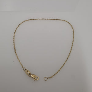 PULSERA TORZAL 14K 21 CM 1.5 GR (NUEVO)