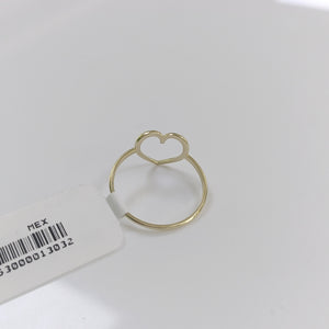 ANILLOS ANILLITO FIG CORAZON 10K TALLA 7 0.9 GR (NUEVO)