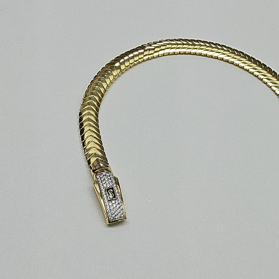 PULSERA MONACO ORO 10K 5.9 (NUEVO)