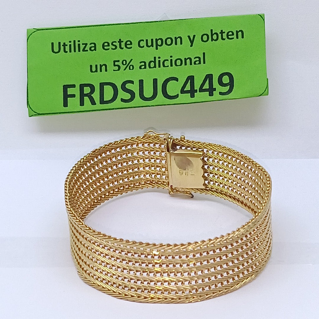 PULSERA ORO 18 K 28.1 GRMS (SEMINUEVO)