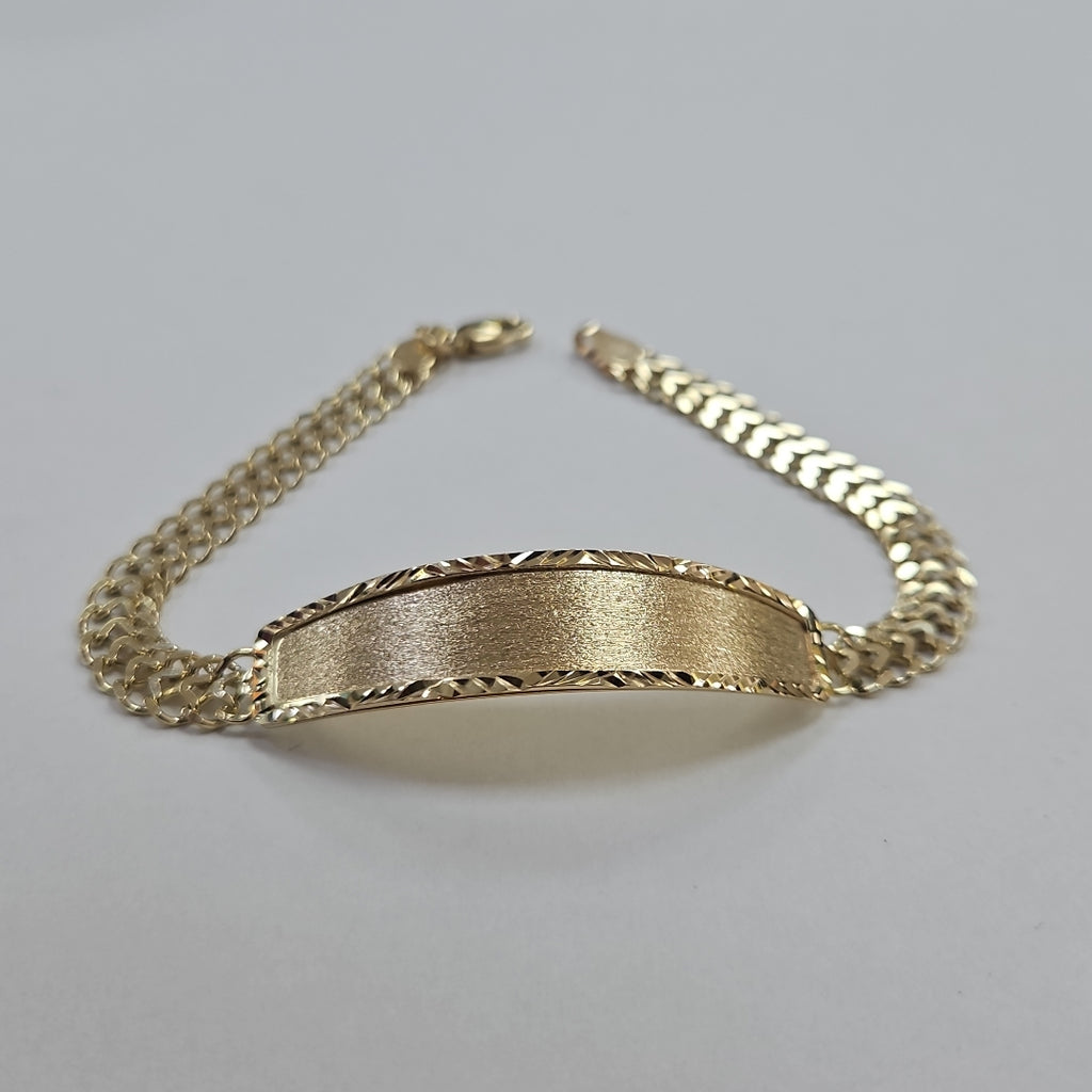 PULSERA ESCLAVA CHINO 14K 21 CM 9.8 GR (NUEVO)