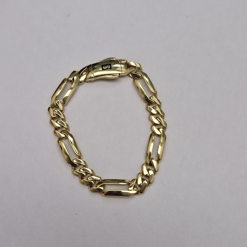 PULSERA MONACO ORO 14K 8.9 (NUEVO)