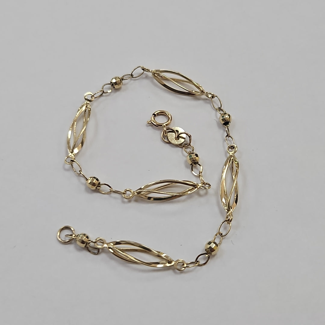 PULSERA ESPECIAL 14K 18 CM 2.1 GR (NUEVO)