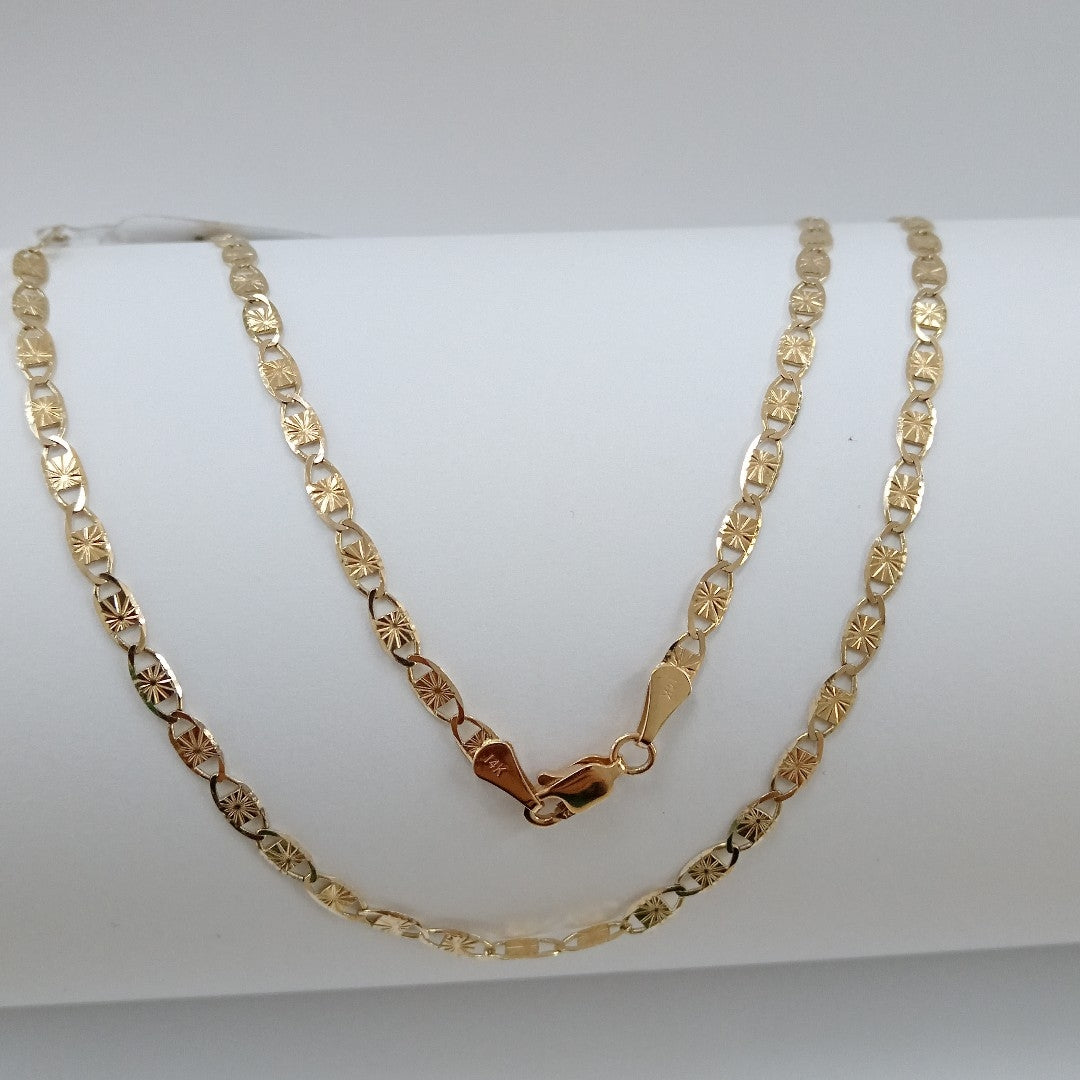 CADENAS GUCHI ORO 14K 55 CM 7.1 GR (NUEVO)