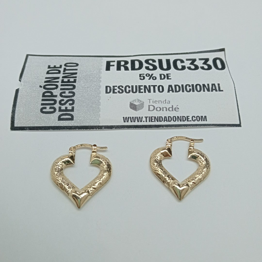 ARETES ARRACADAS 14K 1.8 GR (NUEVO)