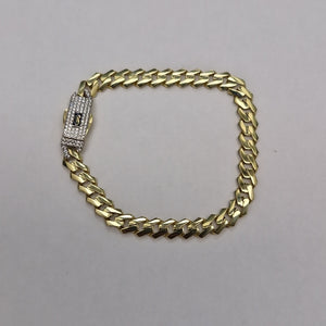 PULSERA MONACO ORO 10K 7 (NUEVO)