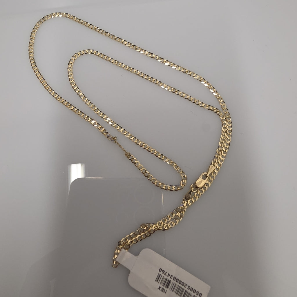 CADENA BARBADA 14K 60 CM 5.8 GR (NUEVO)