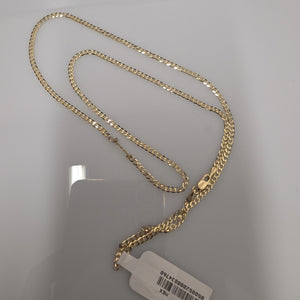 CADENA BARBADA 14K 60 CM 5.8 GR (NUEVO)