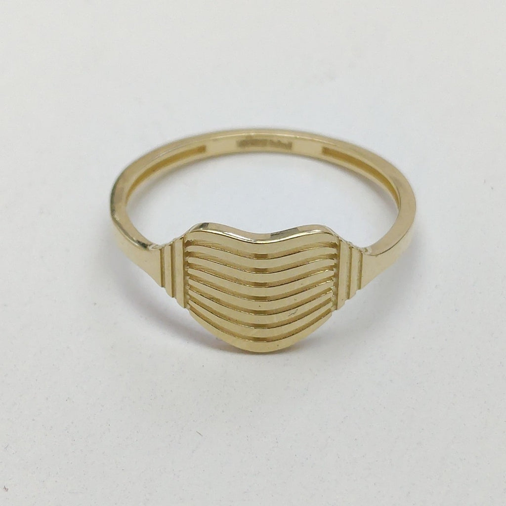 ANILLOS CORAZON 14K TALLA 8 1.8 GR (NUEVO)