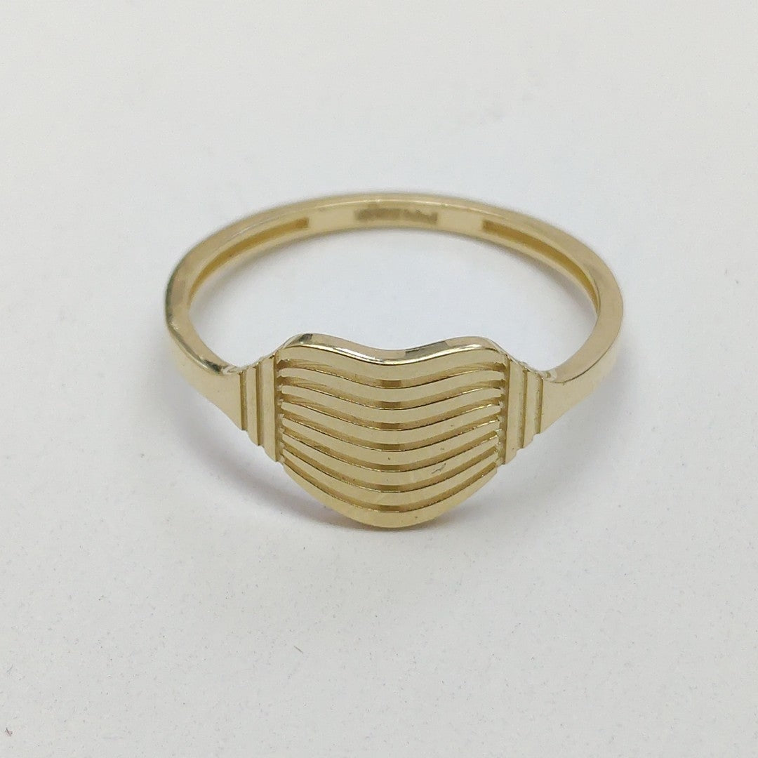 ANILLOS CORAZON 14K TALLA 8 1.8 GR (NUEVO)
