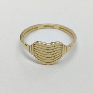 ANILLOS CORAZON 14K TALLA 8 1.8 GR (NUEVO)