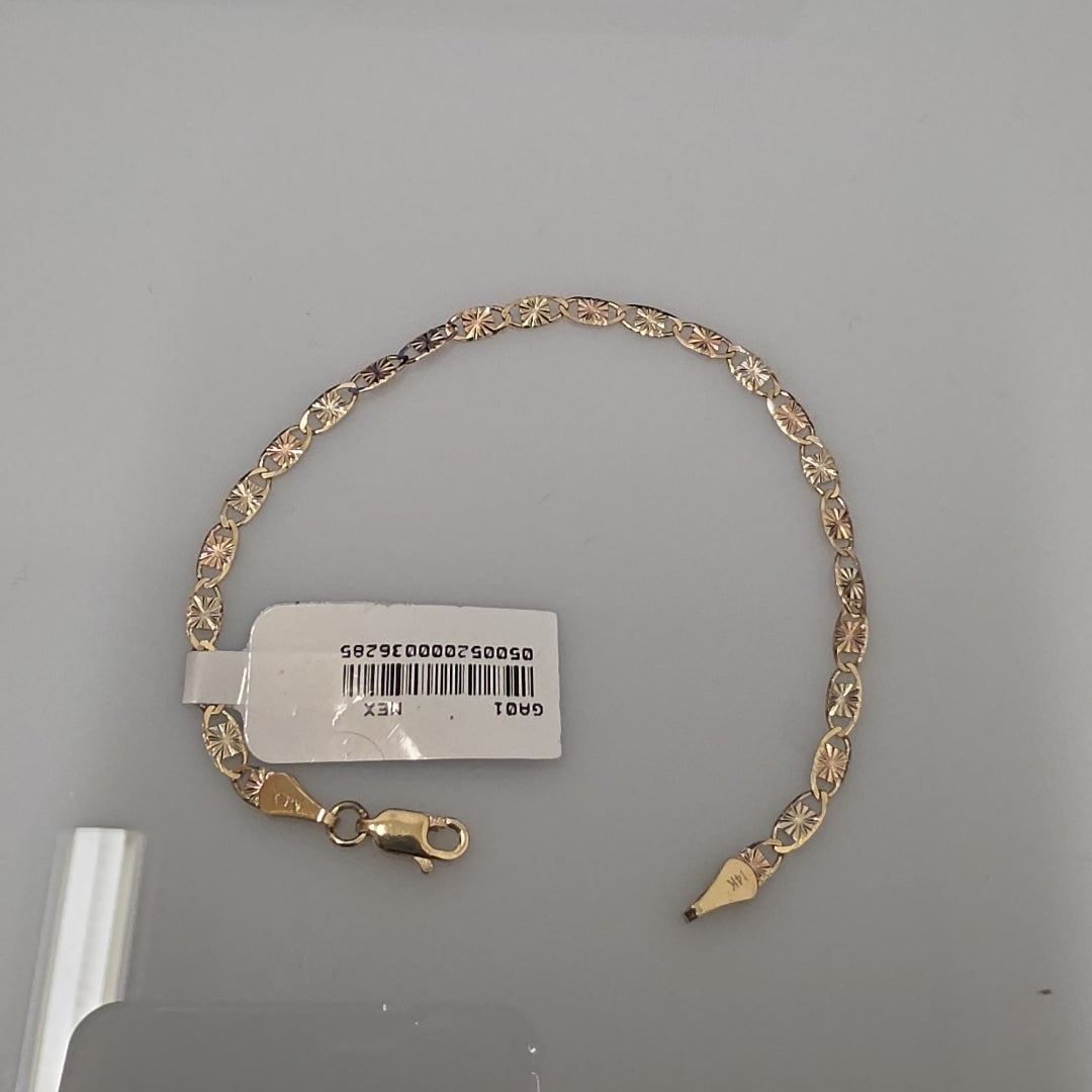PULSERA GUCHI 14K 18 CM 2.8 GR (NUEVO)