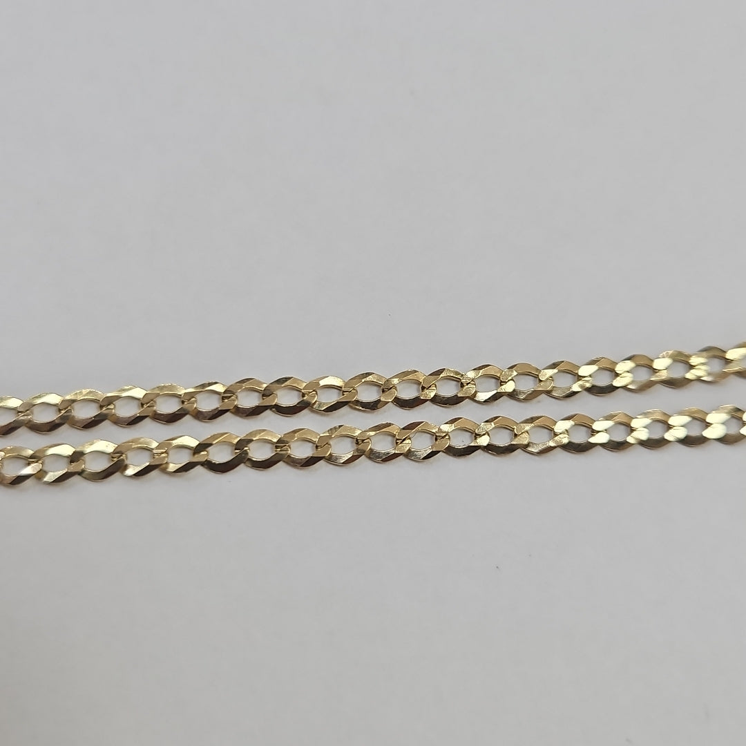 PULSERA BARBADA 14K 18 CM 1.8 GR (NUEVO)