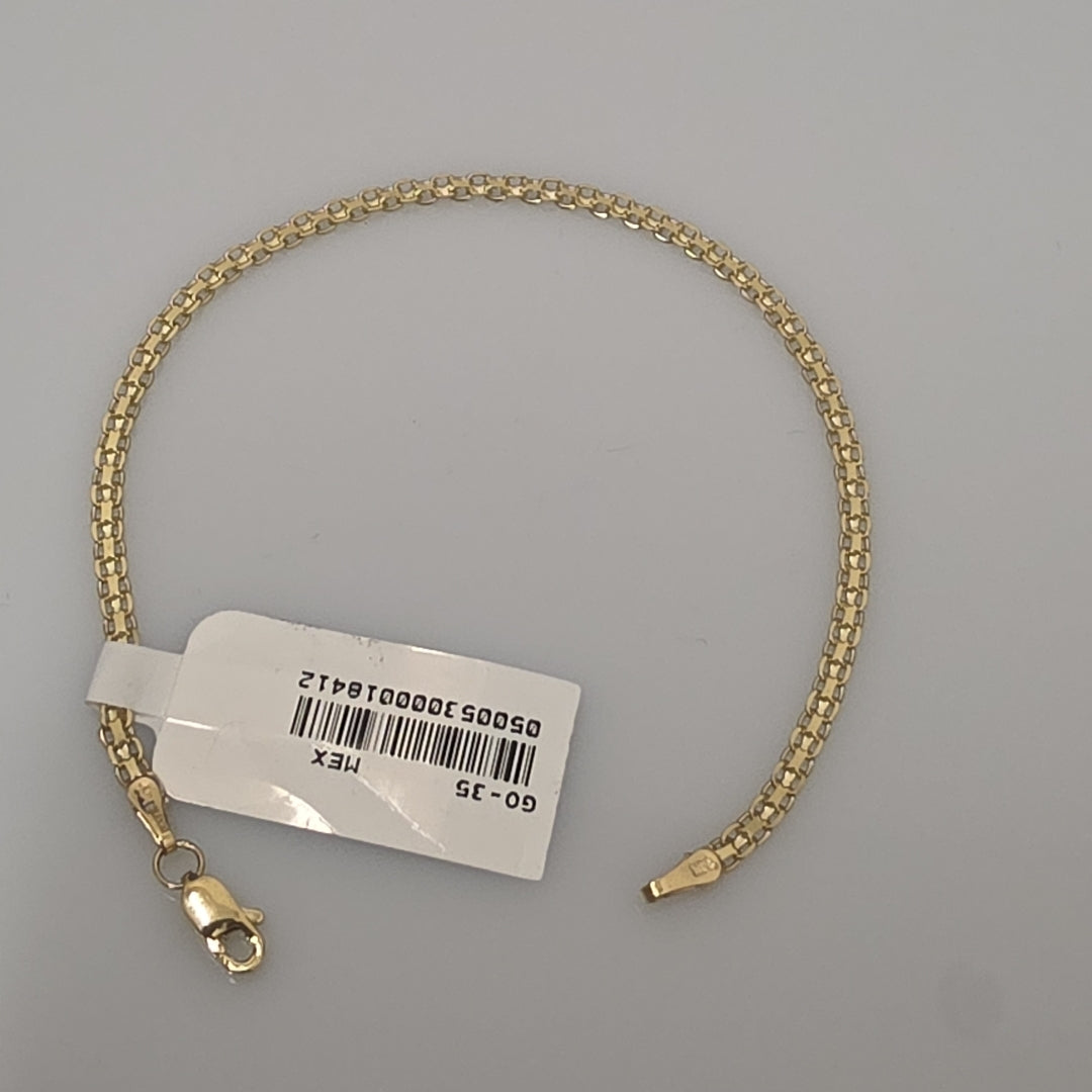PULSERA BISMARK 14K 18 CM 2.3 GR (NUEVO)
