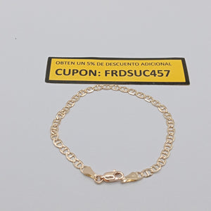 PULSERA GUCHI 14K 18 CM 3.3 GR (NUEVO)