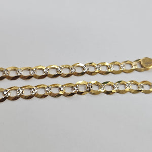 PULSERA BARBADA 14K 21 CM 6.2 GR (NUEVO)