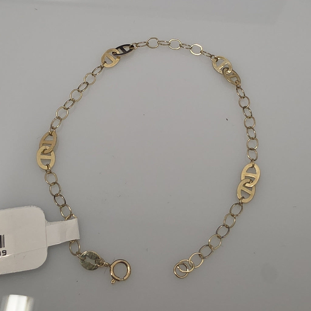 PULSERA ESPECIAL 14K 18 CM 1.5 GR (NUEVO)
