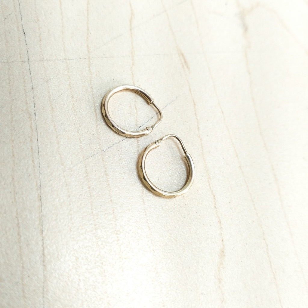 ARRACADAS PAR ORO 14 K 0,80 GRMS (SEMINUEVO)