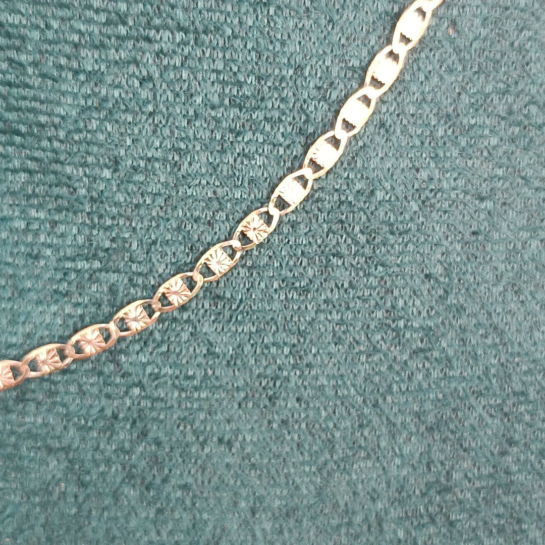 CADENAS TEJIDO GUCHI ORO 10K 55 CM 2.7 GR (NUEVO)