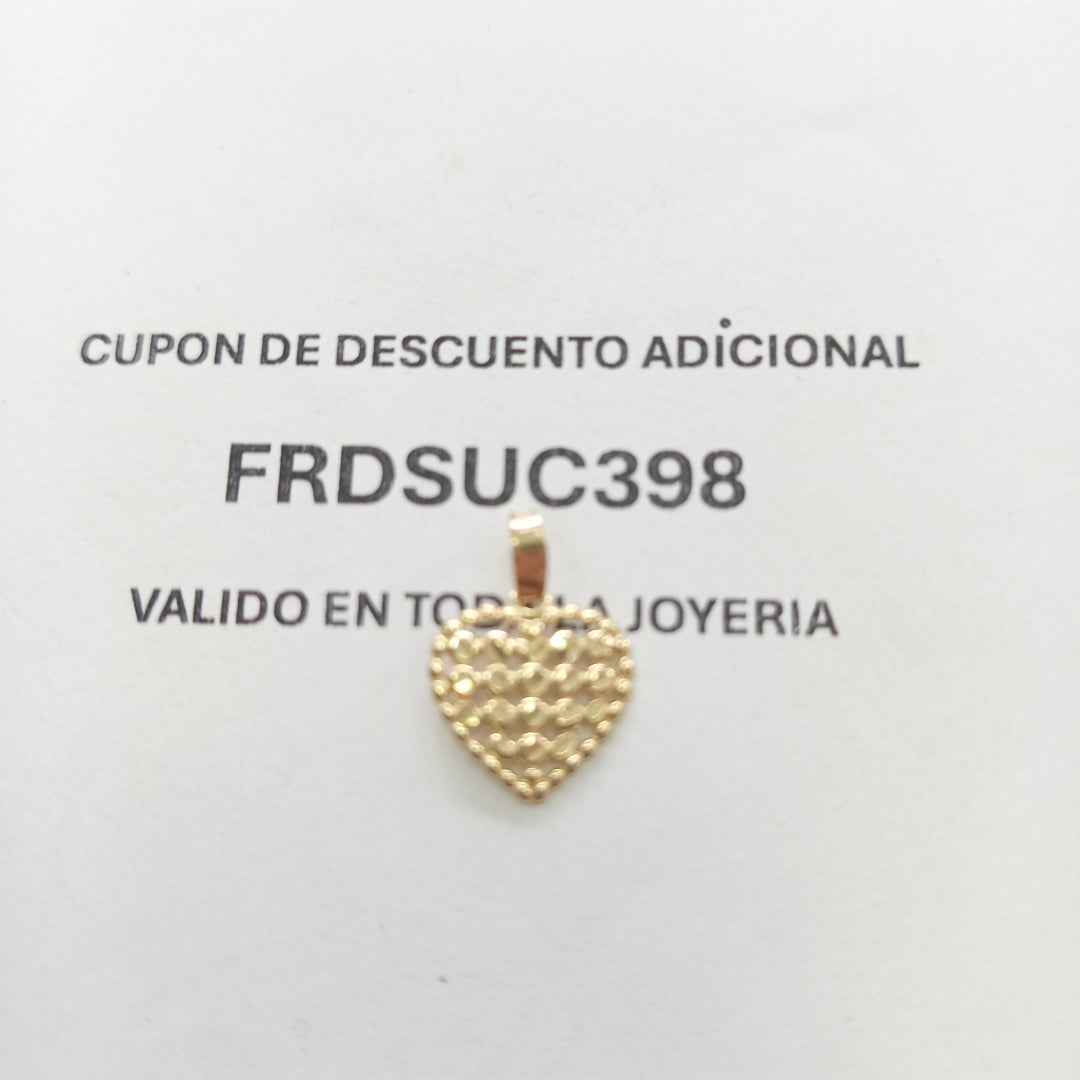 DIJE FIG CORAZON 14K 0.8 GR (NUEVO)