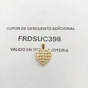 DIJE FIG CORAZON 14K 0.8 GR (NUEVO)