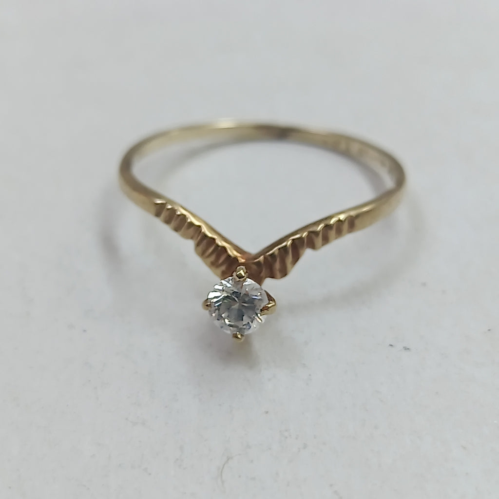 SOLITARIO ORO 14 K 1.1 GRMS (SEMINUEVO)