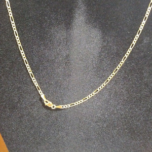 CADENA 3X1 DIAMANTADA 14K 55 CM 4.8 GR (NUEVO)