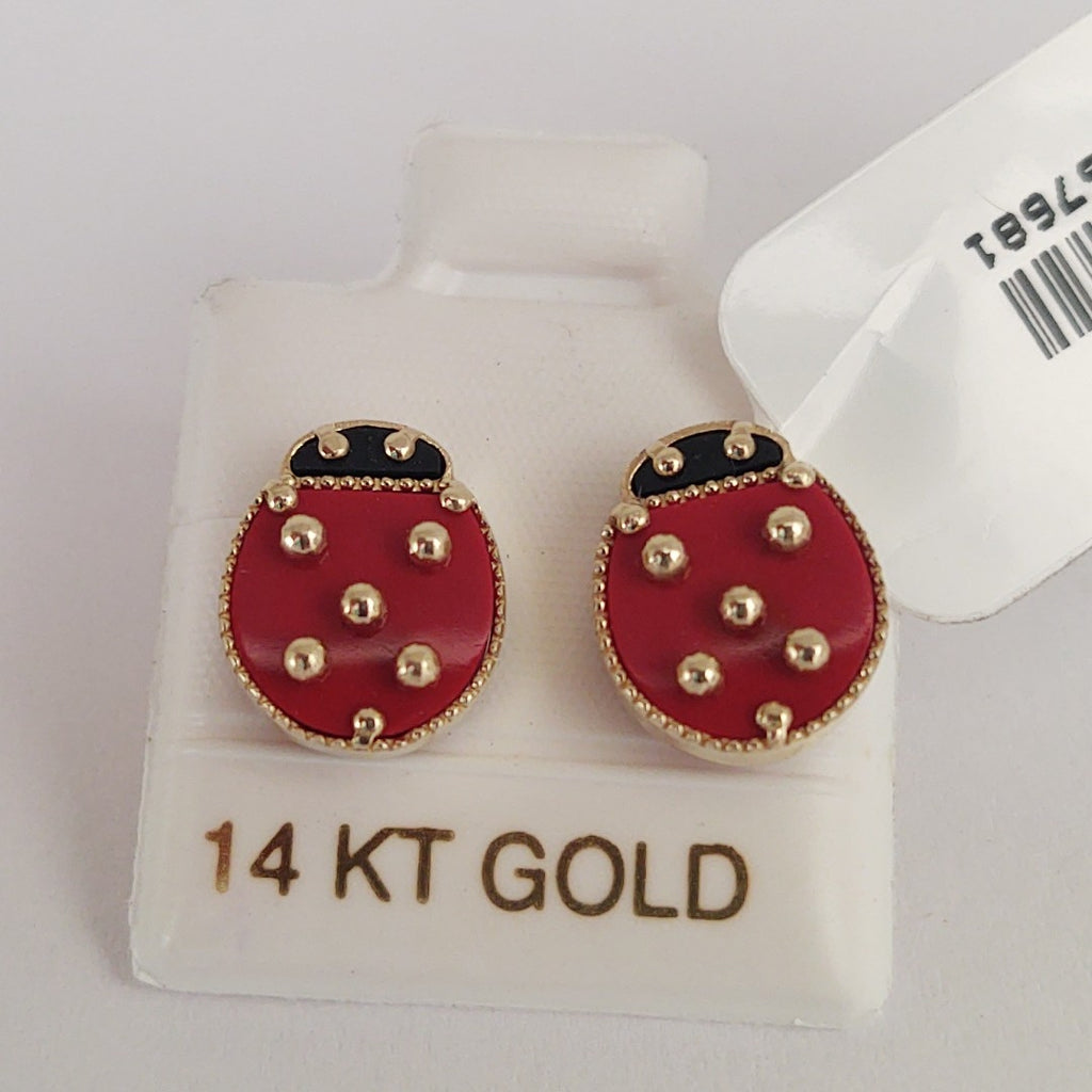 BROQUELES ORO 14K 2.6 (NUEVO)