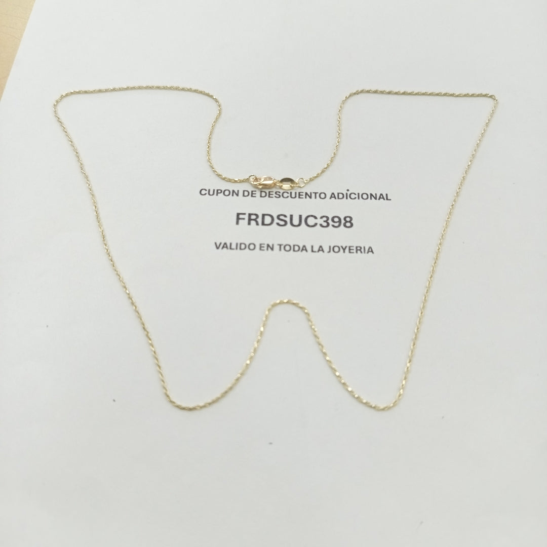 CADENA TORZAL 14K 55 CM 2.8 GR (NUEVO)