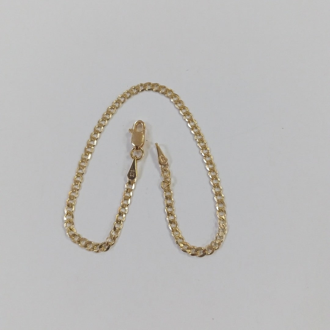PULSERA BARBADA 14K 18 CM 2.1 GR (NUEVO)