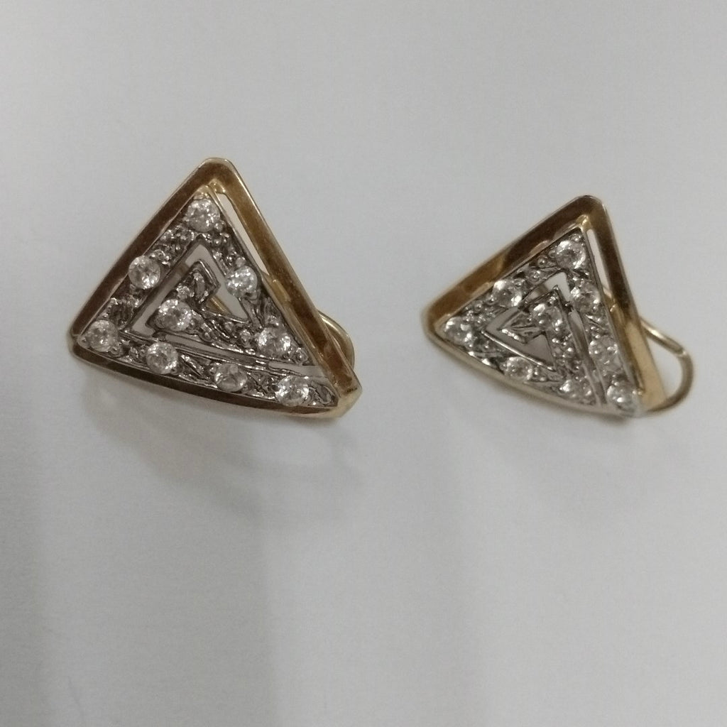 ARETES PAR ORO 10 K 5.7 GRMS (SEMINUEVO)