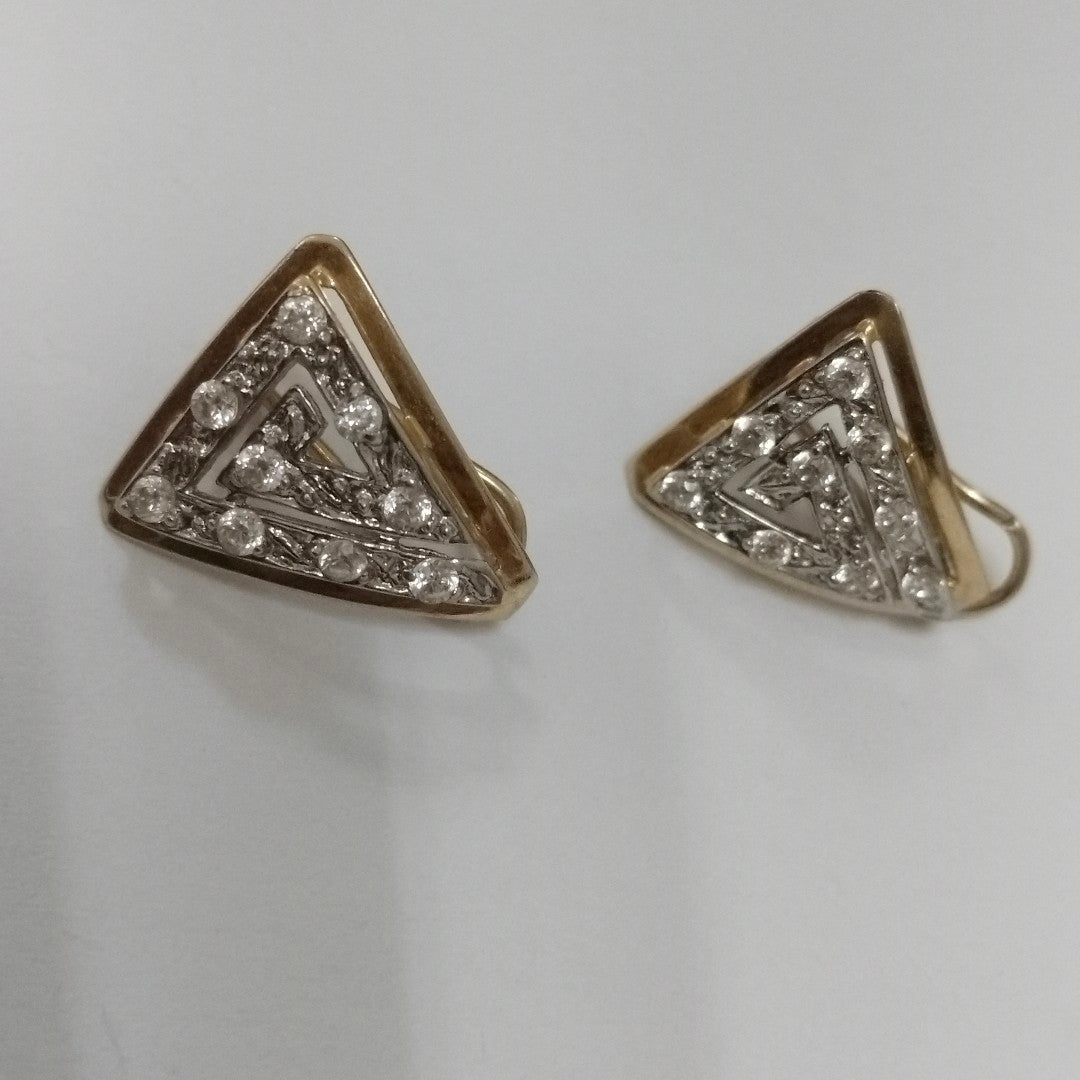 ARETES PAR ORO 10 K 5.7 GRMS (SEMINUEVO)