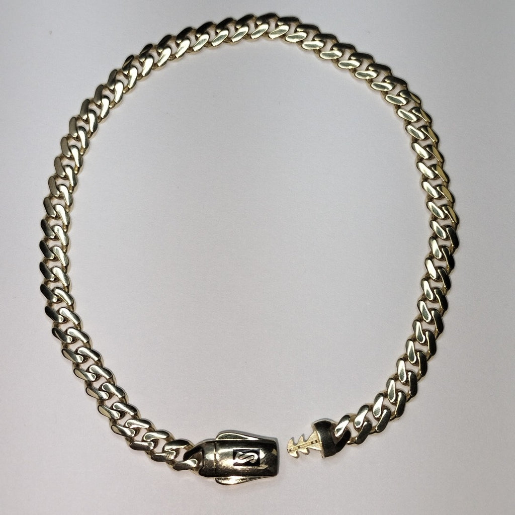 PULSERA CABALLERO MONACO ORO 14K 6.3 (NUEVO)