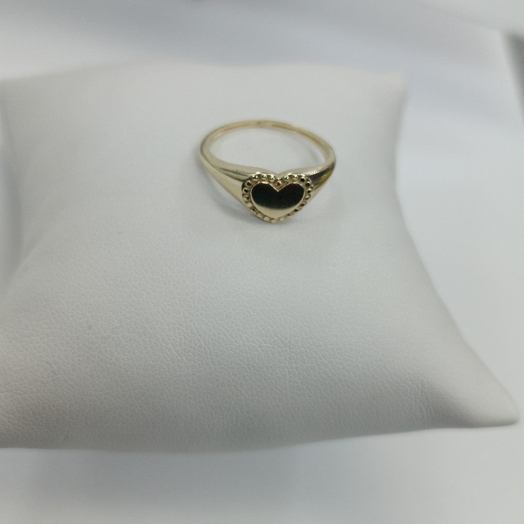 ANILLOS ANILLITO FIG CORAZON 10K TALLA 7 1.6 GR (NUEVO)