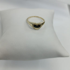ANILLOS ANILLITO FIG CORAZON 10K TALLA 7 1.6 GR (NUEVO)