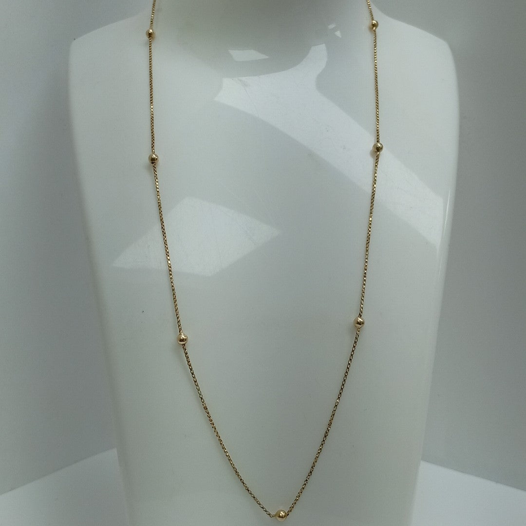 GARGANTILLA ORO 14 K 2.6 GRMS (SEMINUEVO)
