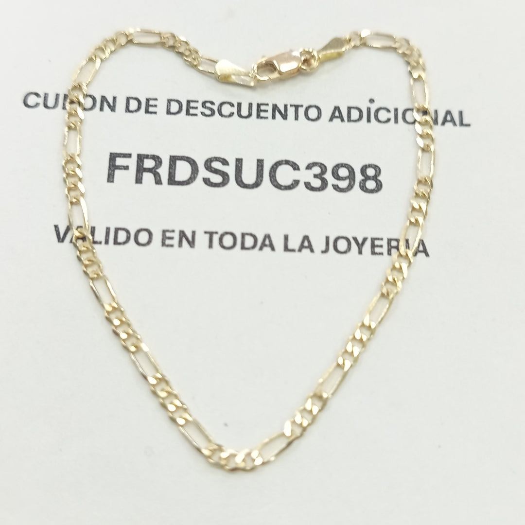 PULSERA 3X1 14K 18 CM 2 GR (NUEVO)