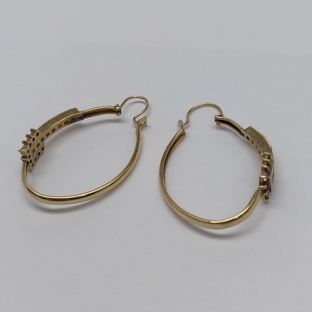 ARRACADAS PAR ORO 8 K 6,00 GRMS (SEMINUEVO)