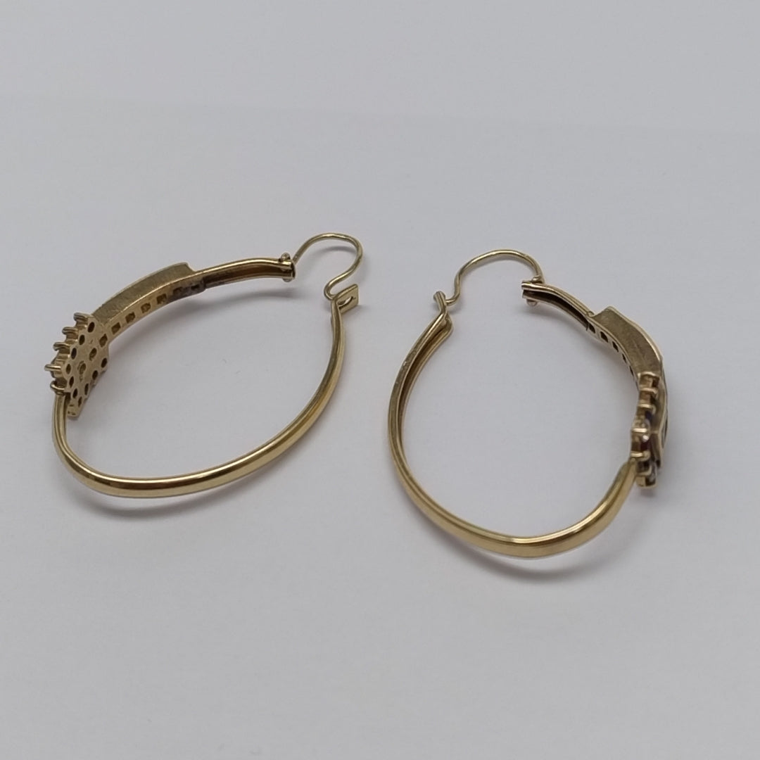 ARRACADAS PAR ORO 8 K 6,00 GRMS (SEMINUEVO)