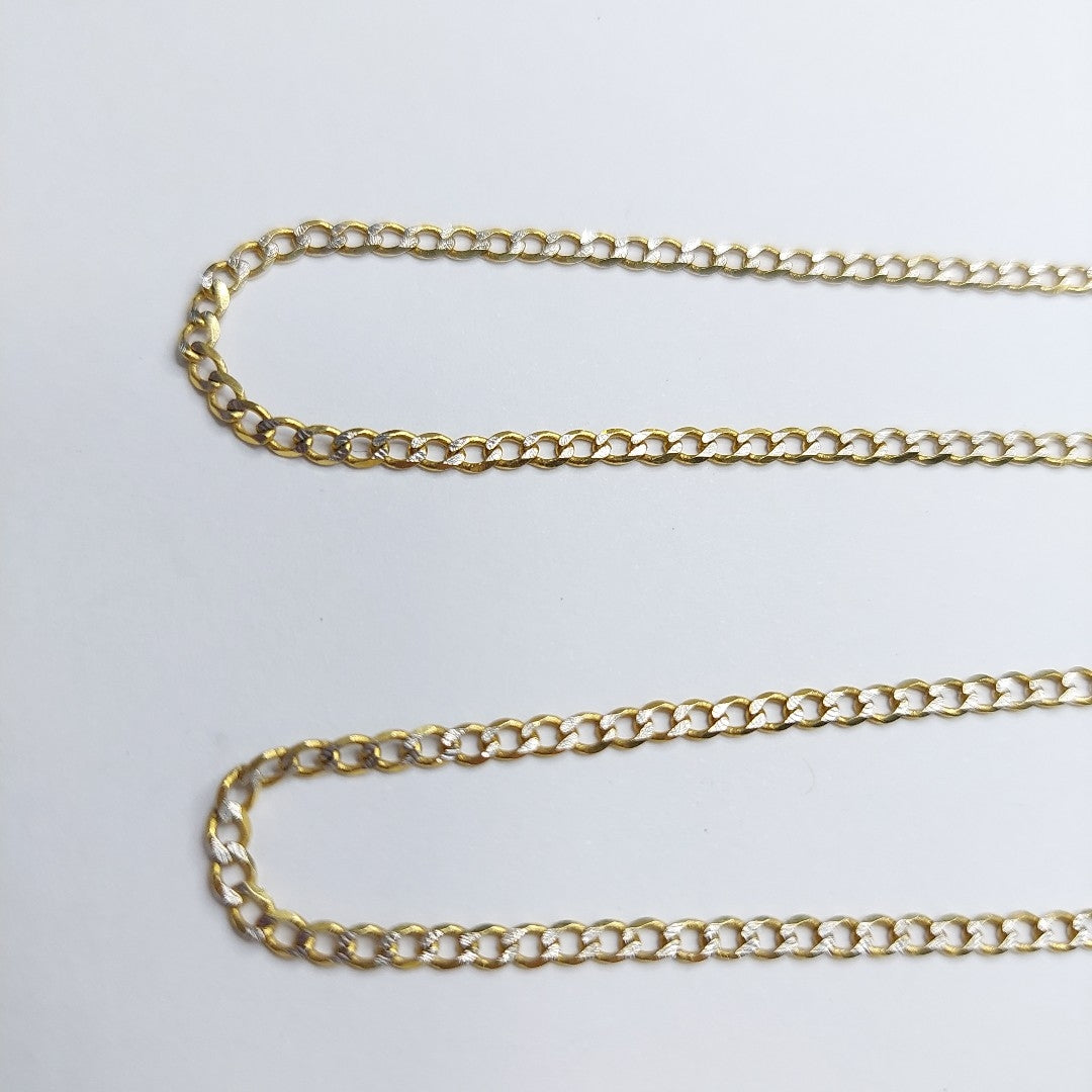 CADENA ORO, RODIADO 14 K 6.5 GRMS (SEMINUEVO)