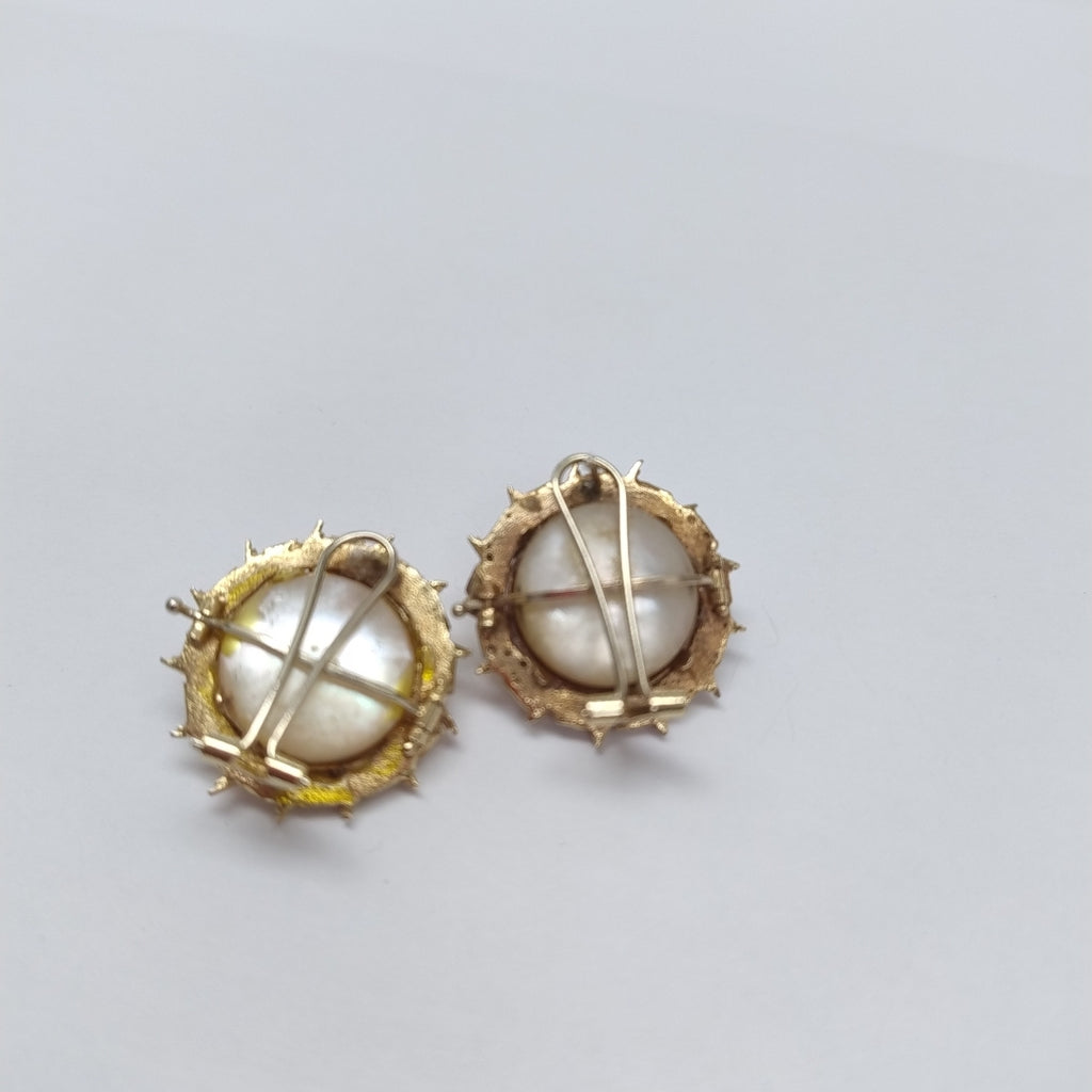 ARETES PAR ORO 14 K 14,20 GRMS (SEMINUEVO)