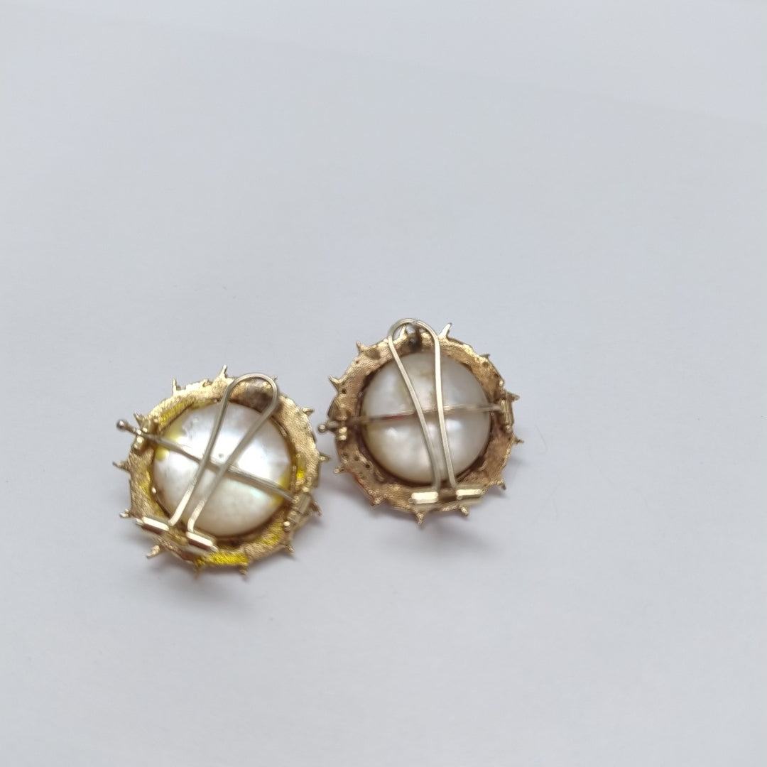 ARETES PAR ORO 14 K 14,20 GRMS (SEMINUEVO)