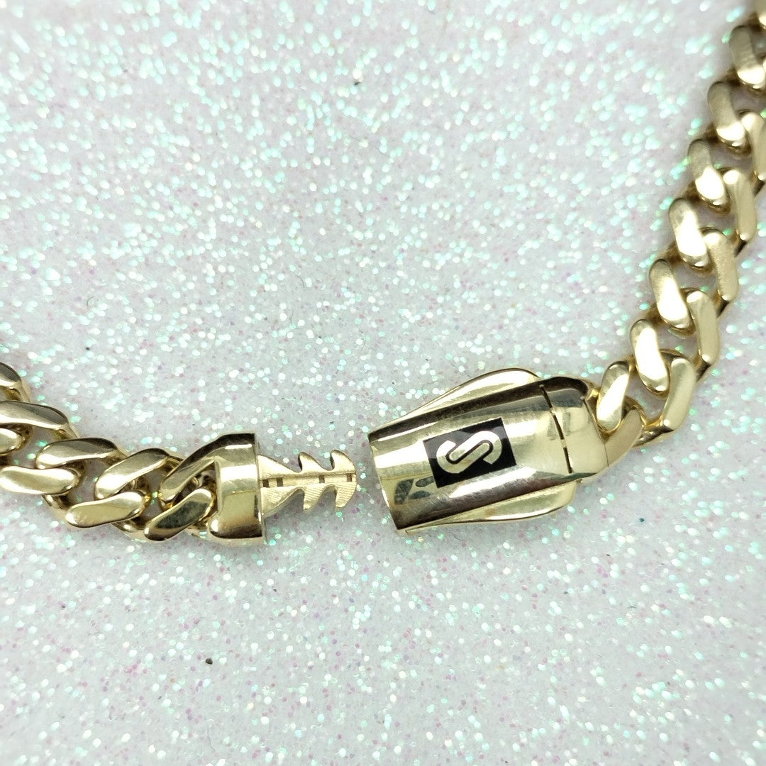 PULSERA CABALLERO MONACO ORO 14K 5.7 (NUEVO)