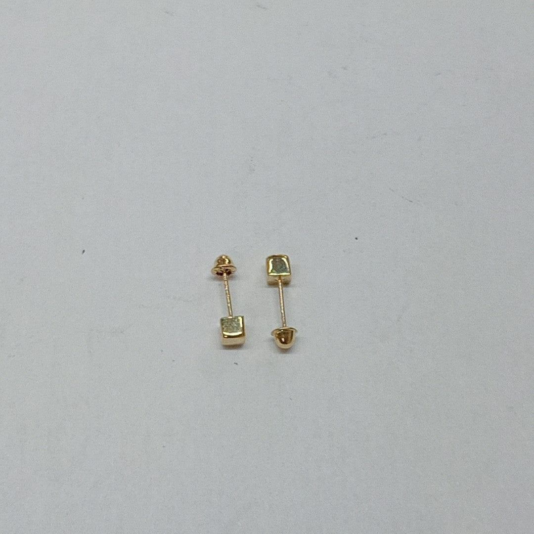 BROQUELES BROQUEL FIG CUBO 14K 0.203 GR (NUEVO)