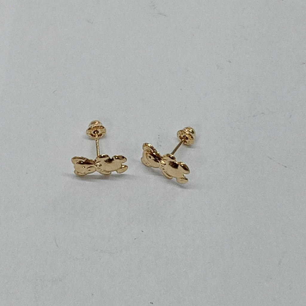 BROQUELES BROQUEL FIG OSO 14K 0.2592 GR (NUEVO)