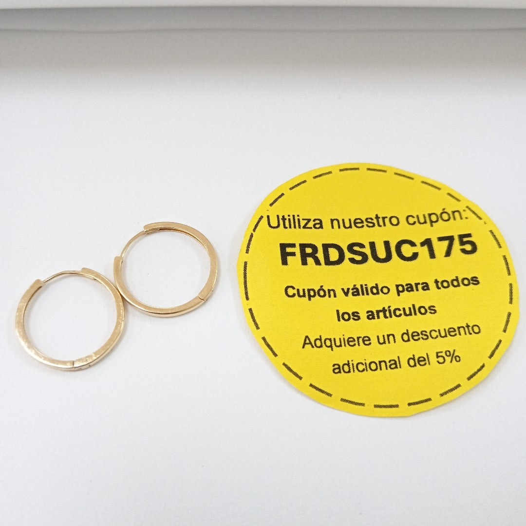 HUGGIES ORO 14K 1.4 (NUEVO)