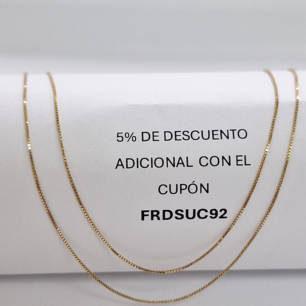 CADENA ORO 14 K 1,30 GRMS (SEMINUEVO)