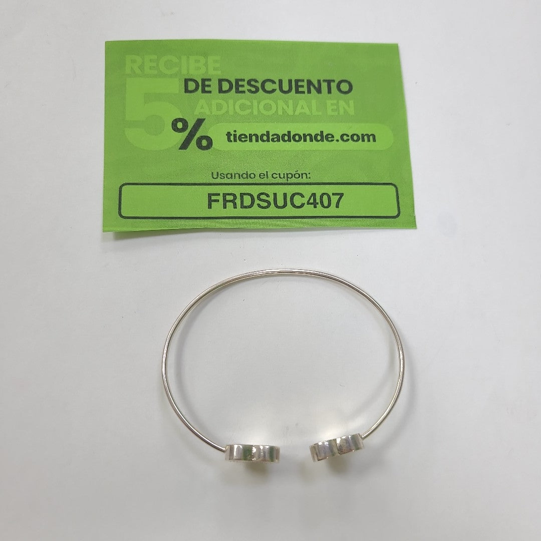 PULSERA RIGIDA PLATA 6.4 GRMS (SEMINUEVO)
